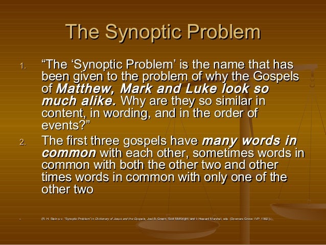 synoptic gospels This lecture is graciously provided by bay presbyterian church in bonita springs, fl read more on gospel, gospel of john, holy spirit, new. synoptic gospels This lecture is graciously provided by bay presbyterian church in bonita springs, fl read more on gospel, gospel of john, holy spirit, new.