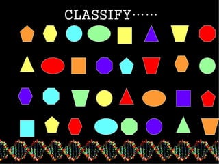 CLASSIFY……
 