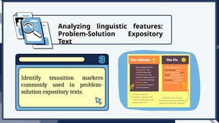WEEK 1 QUARTER 4 PPT, expository text analysis, problem-solution | PPTX
