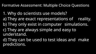 Science 7 Matatag Q1-Week 1 Scientific Models and the Particle Model of ...