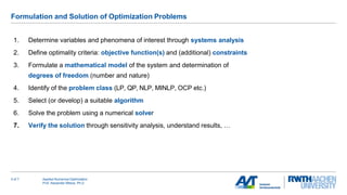 Week1_slides_Mathematical Optimization for Engineers | PPTX