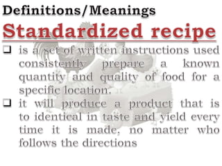 WEEK 1 STANDARDIZED RECIPE.ppt