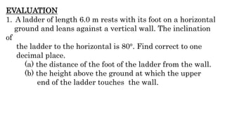 Ladder Using Trig WEEK 1 TRIGONOMETRY RATIOS 1.pptx