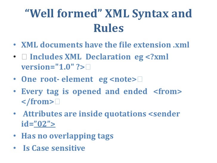 Week1 xml
