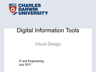 Digital Information Tools Visual Design 