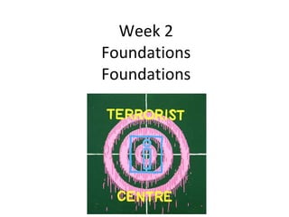 Week 2 Foundations Foundations 