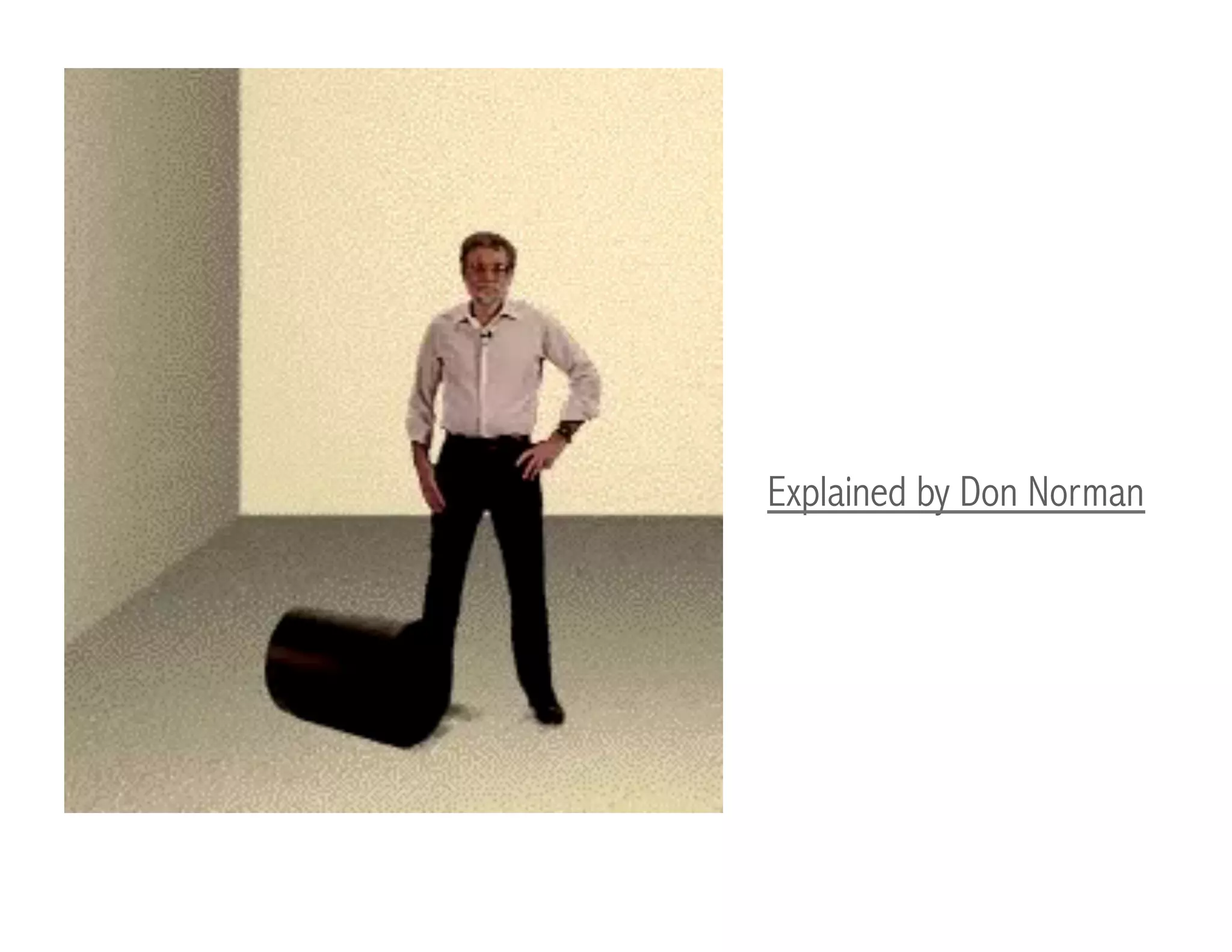 Explained by Don Norman 
 