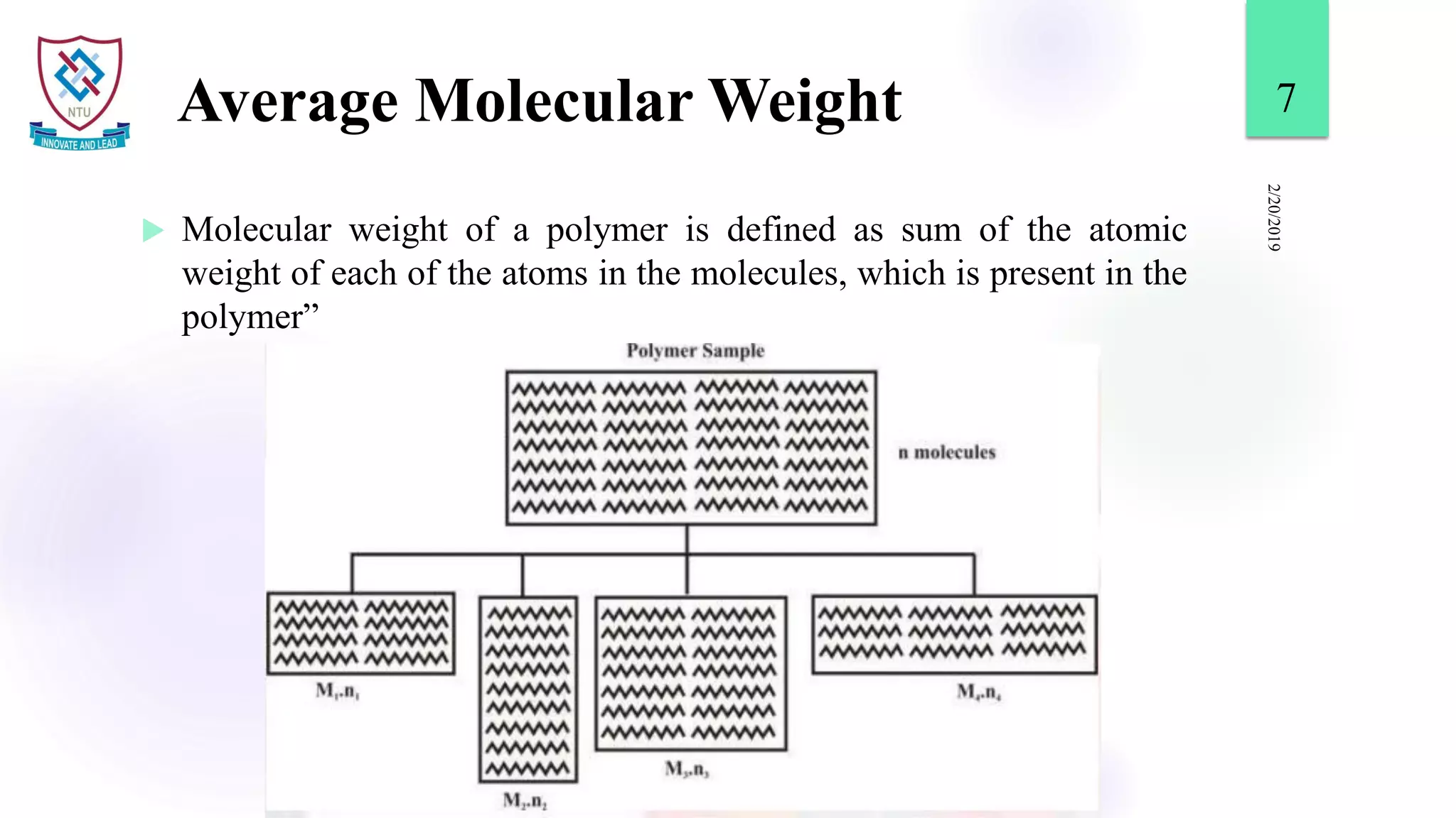 Molecular weight of Polymer | PDF