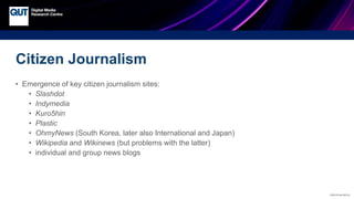 Gatewatching 2: From Gatekeeping to Gatewatching: The First Wave of ...