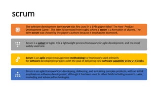Week 2 secound chapter in agile software developement | PPTX