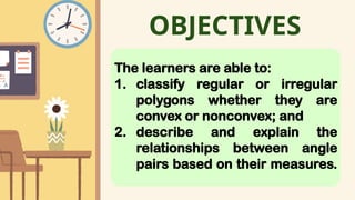 Comprehensive Guide to Polygon Classification and Angle Pairs in ...