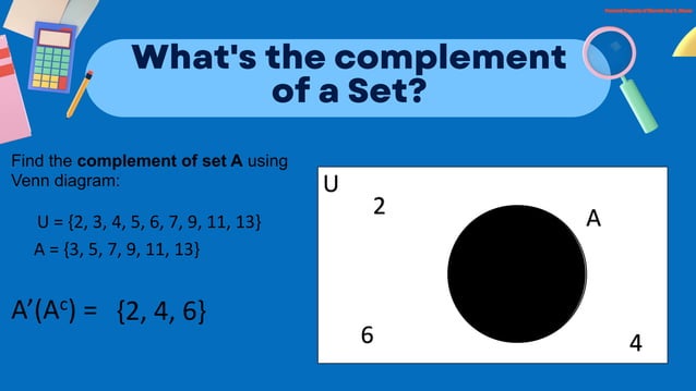 Week 2-3 - Complementary and Difference of Sets.pptx