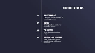 Week 2 - 3D Modelling Principles | PPTX