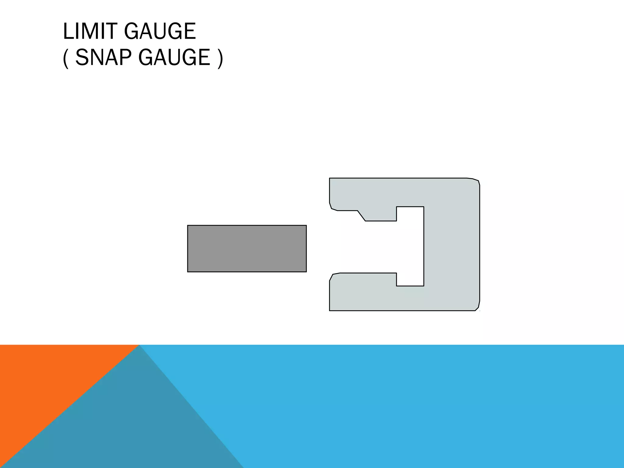 LIMIT GAUGE
( SNAP GAUGE )
 