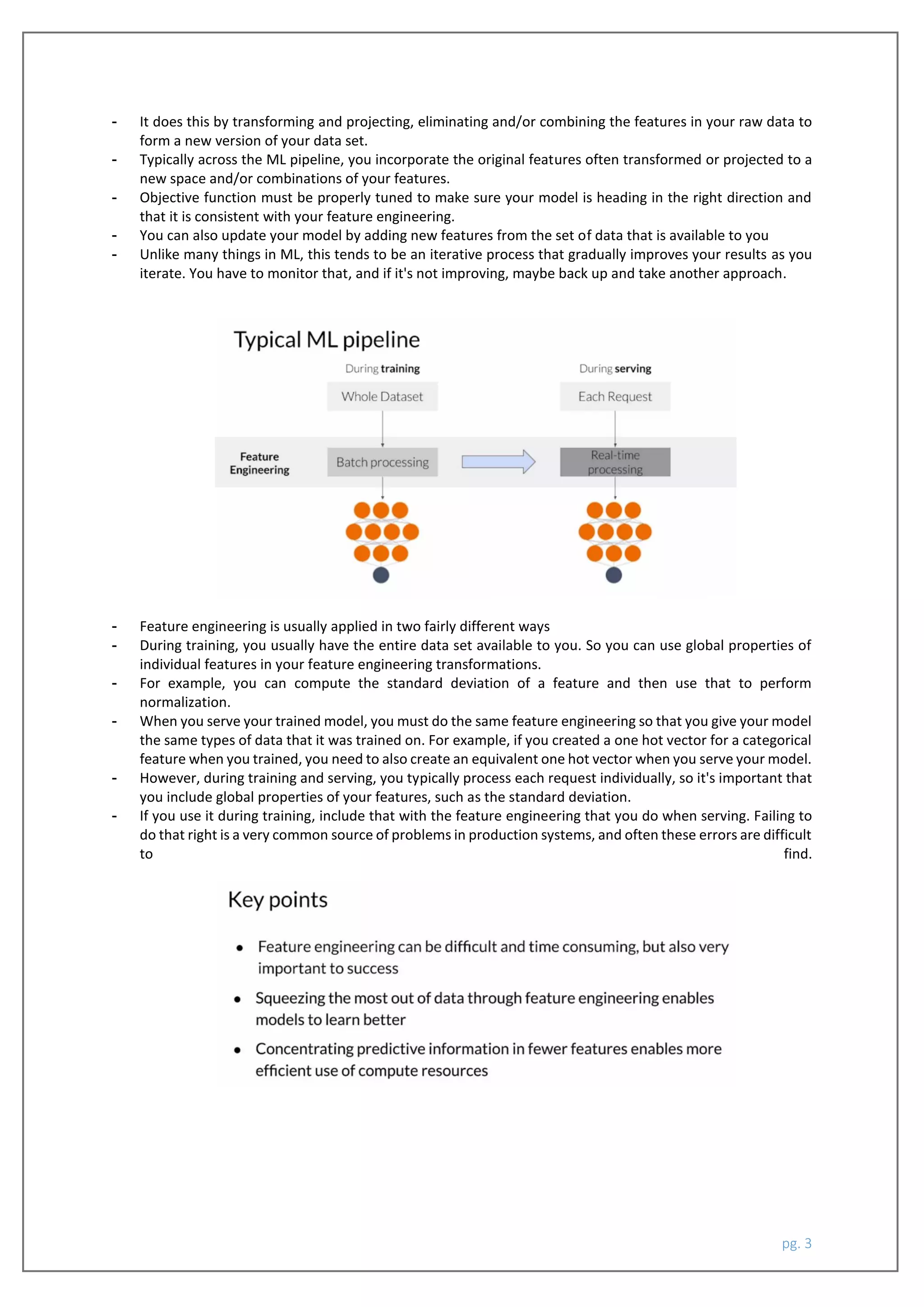 Machine Learning Data Life Cycle in Production (Week 2 feature ...