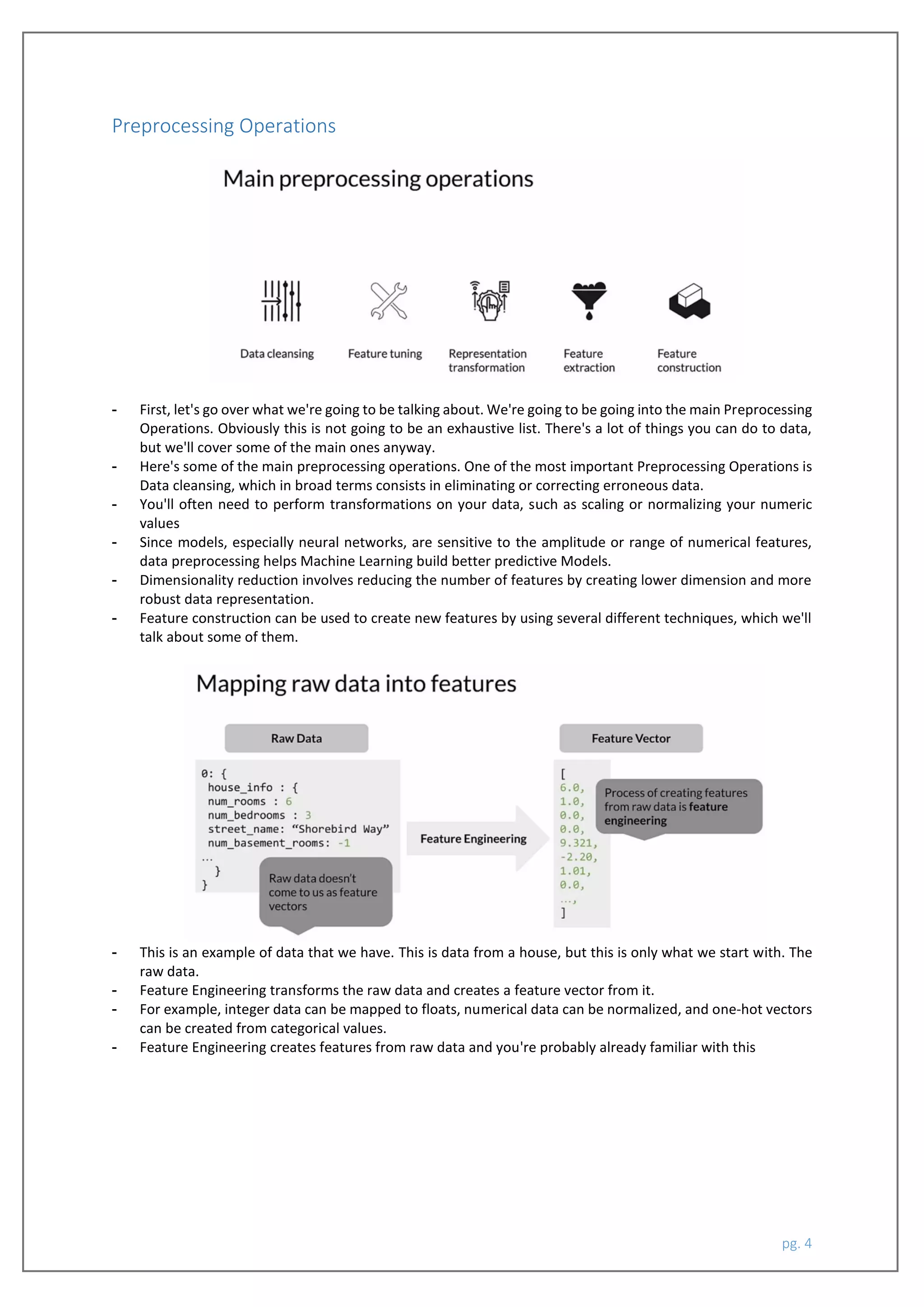 Machine Learning Data Life Cycle in Production (Week 2 feature ...