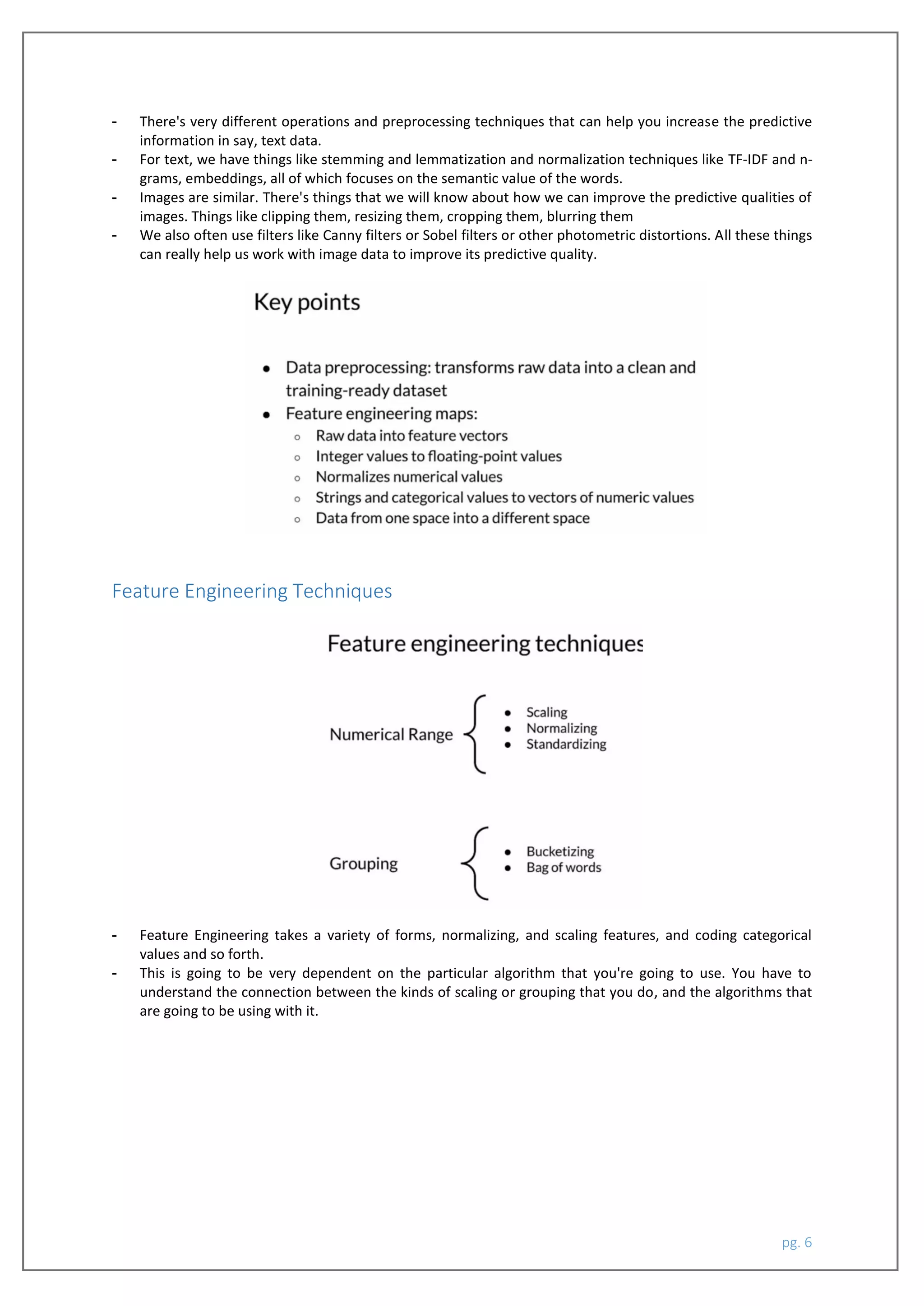 Machine Learning Data Life Cycle in Production (Week 2 feature ...