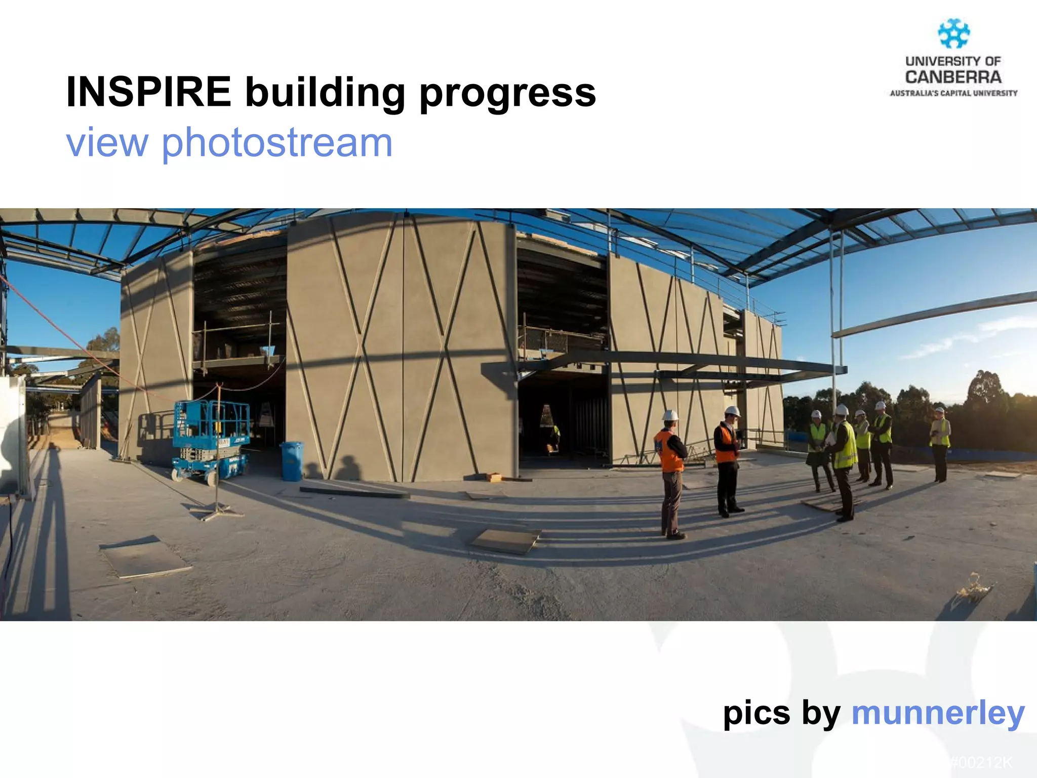 INSPIRE building progress view  photostream pics by  munnerley 