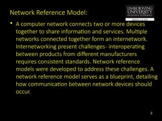 Comprehensive Overview of OSI and TCP/IP Network Reference Models | PPT