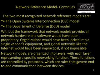 Comprehensive Overview of OSI and TCP/IP Network Reference Models | PPT