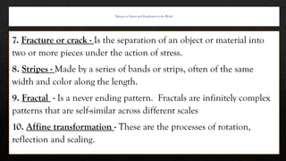 Patterns And Regularities Example PATTERNS AND REGULARITIES IN NATURE 2024 | PPTX