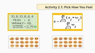 Activity 2.1: Pick How You Feel
 