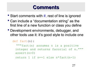 Week 2 - Learn Python in only three hours.ppt