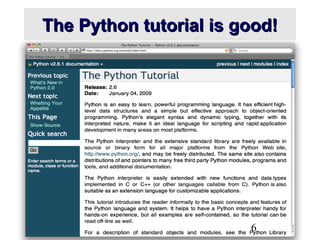 Week 2 - Learn Python in only three hours.ppt