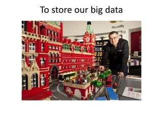 To store our big data
 