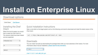Install on Enterprise Linux

 