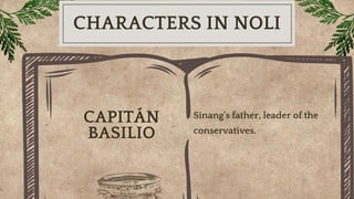 Conservative Characters Botany Example Rizal noli me tangere and indolence of fili | PDF