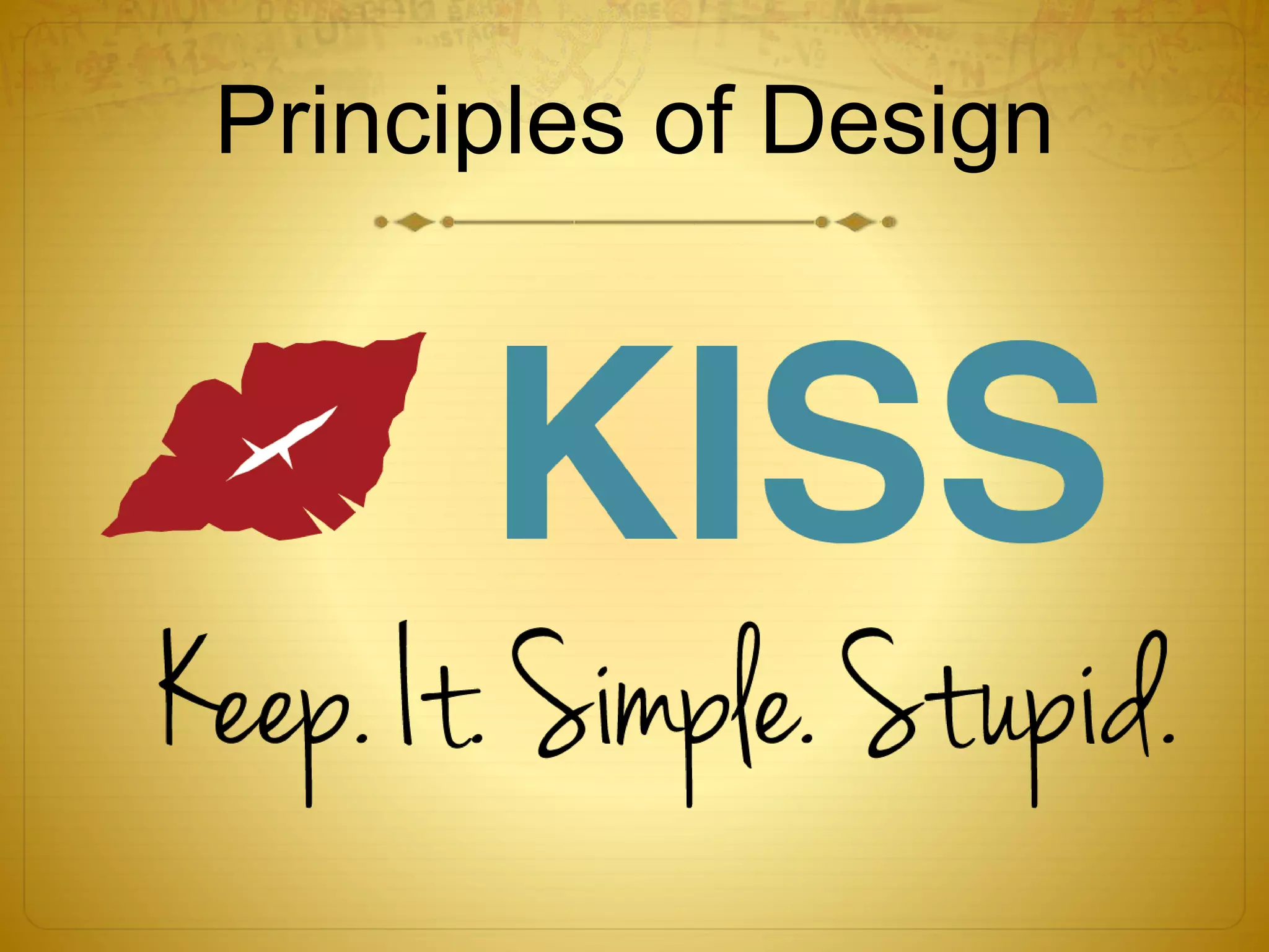Principles of Design
 