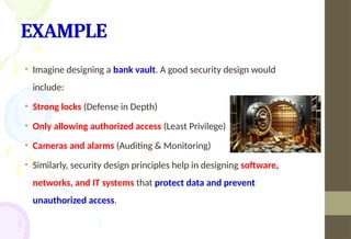 Comprehensive Security Design Principles and Mechanisms for System ...