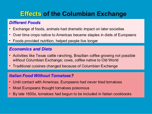 Effects Of Columbian Exchange Essay Example Essay Example Effects Of Columbian Exchange Essay Example Write An Essay On One Unintended Effect Of The
