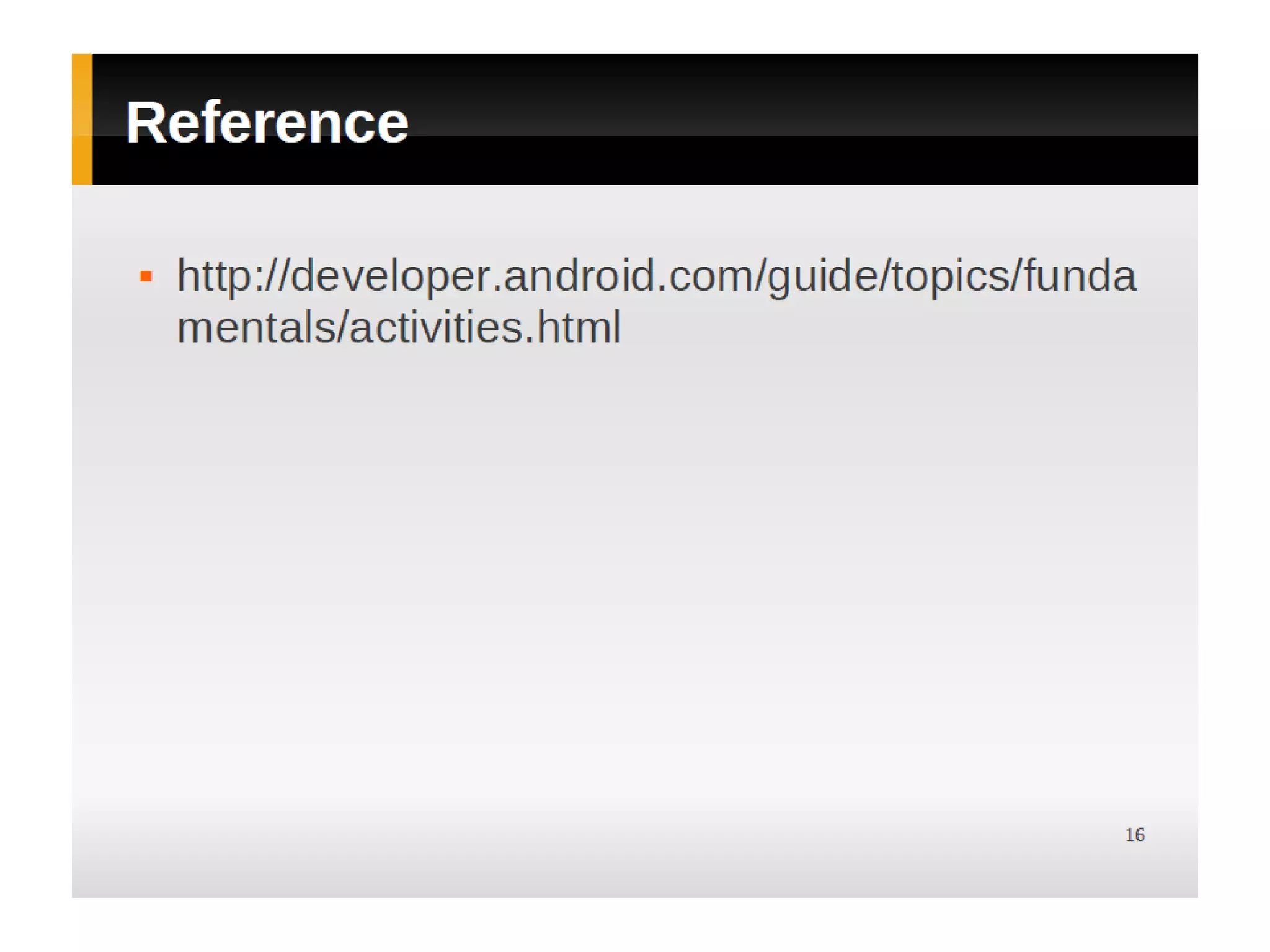 Android Training - Part 3