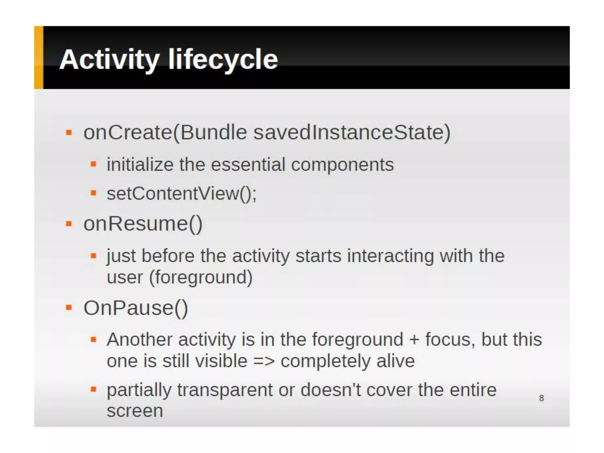 Android Training - Part 3