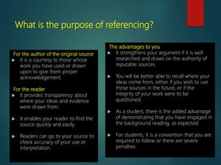 Week 2 apa quotations and referencing bb | PPTX