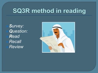 Survey:
Question:
Read
Recall
Review
 