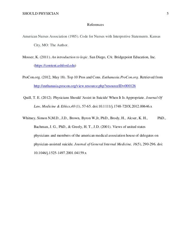 should physician assisted suicide be legal physician assisted suicide essay