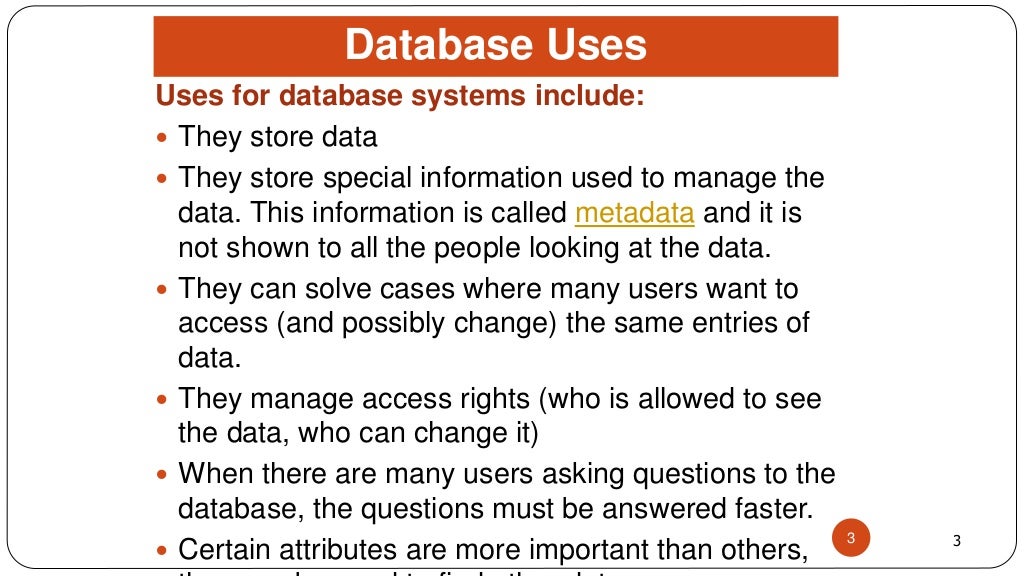 Week 2 Characteristics & Benefits of a Database & Types of Data Models