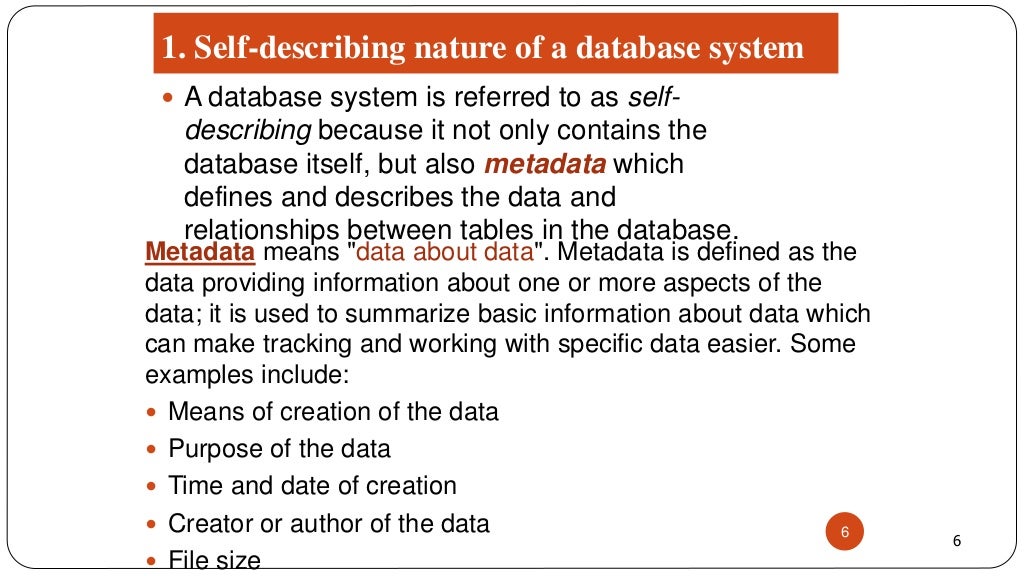 Week 2 Characteristics & Benefits of a Database & Types of Data Models