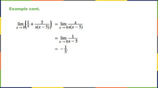 Week 2 Calculus I PPT - Limits and Continuity | PPTX