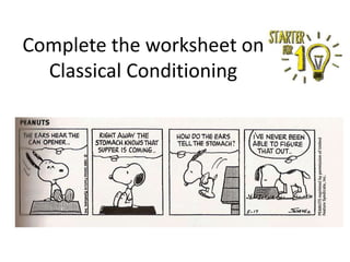 AS Week 2 Aversion Therapy and Little Albert