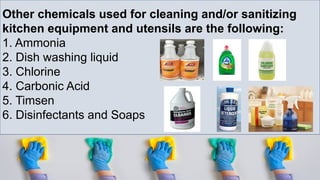 Timsen Kitchen WEEK 2(cleaning&sanitizing).pptx how to clean the kitchen | PPTX