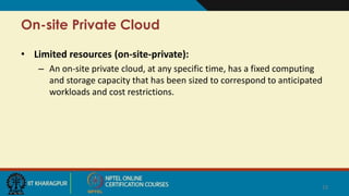 On-site Private Cloud
• Limited resources (on-site-private):
– An on-site private cloud, at any specific time, has a fixed...