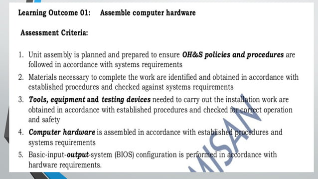 computer system servicing power point presentation in grade 10 | PPTX