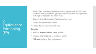 Test Case Design Techniques – Practical Examples & Best Practices in ...