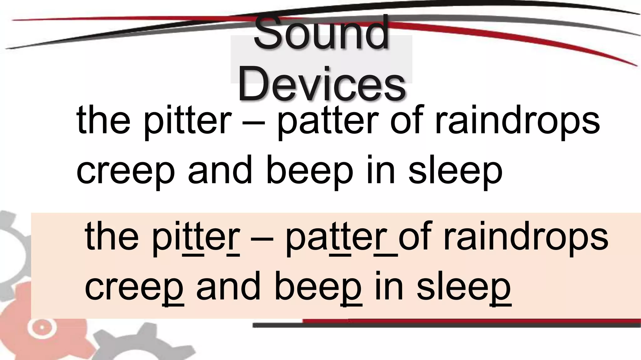 Sound Devices in Literature (Figures of Sounds) | PPTX