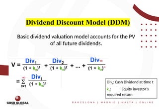 Equity valuation methods discounted, growth phase model | PPTX
