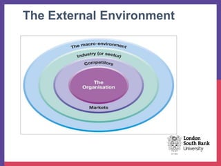 The External Environment
 
